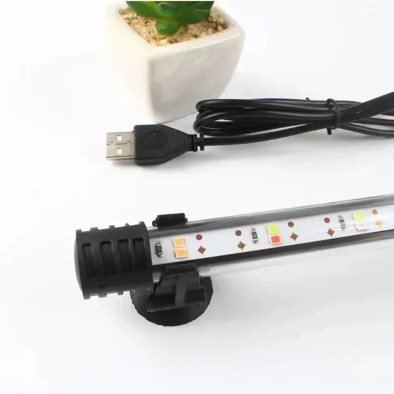 17-47cm USB Waterproof Fish Tank Decorative Plant Grow