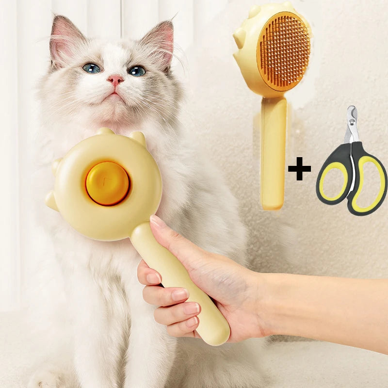 Brush Magic Massage Comb Pet Nail Clippers