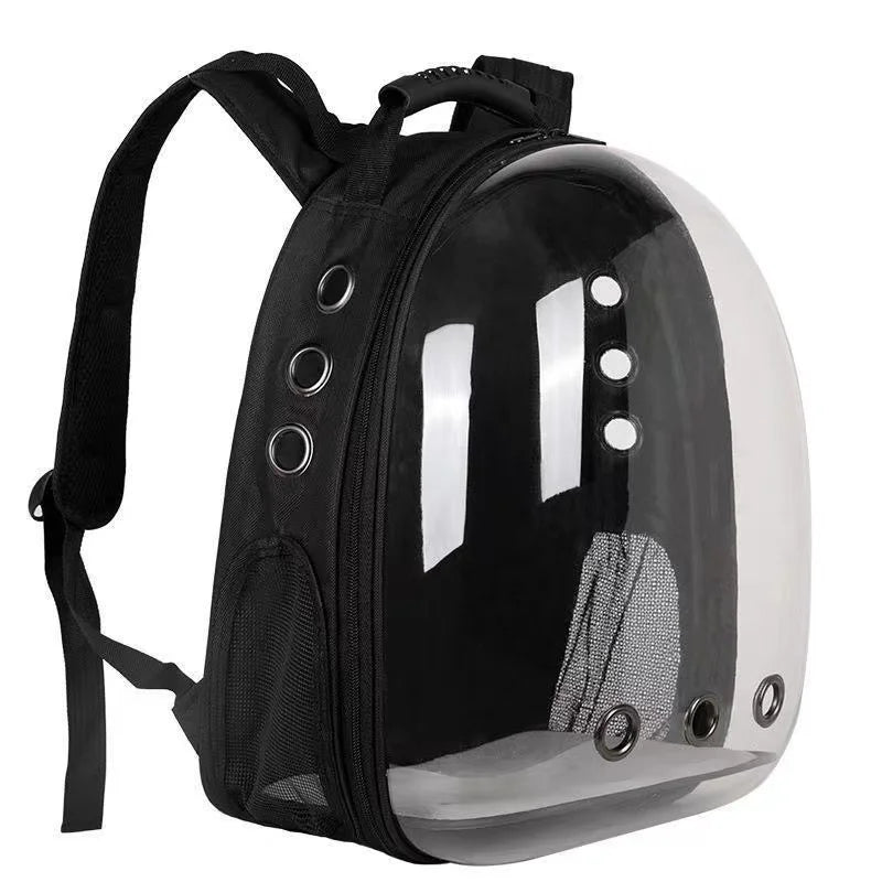 portable and transparent space capsules breathable backpack