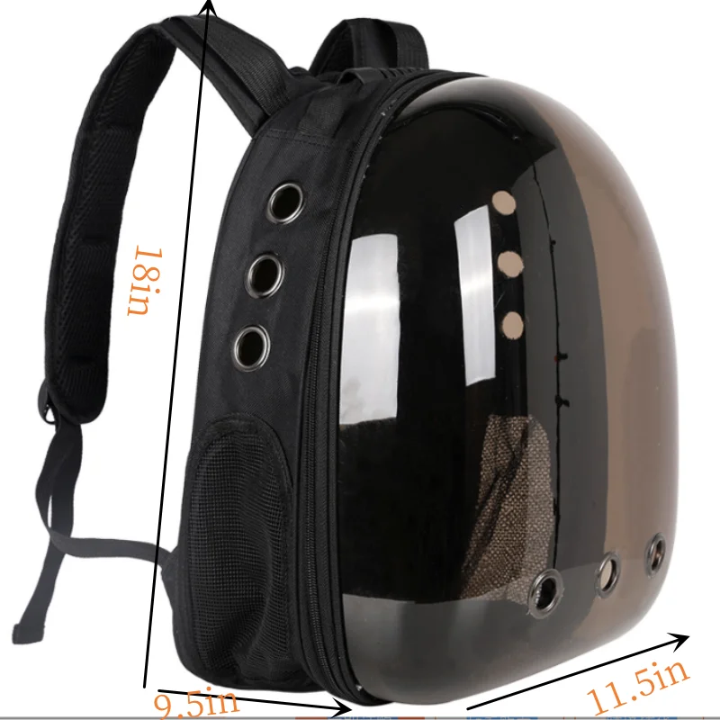 portable and transparent space capsules breathable backpack