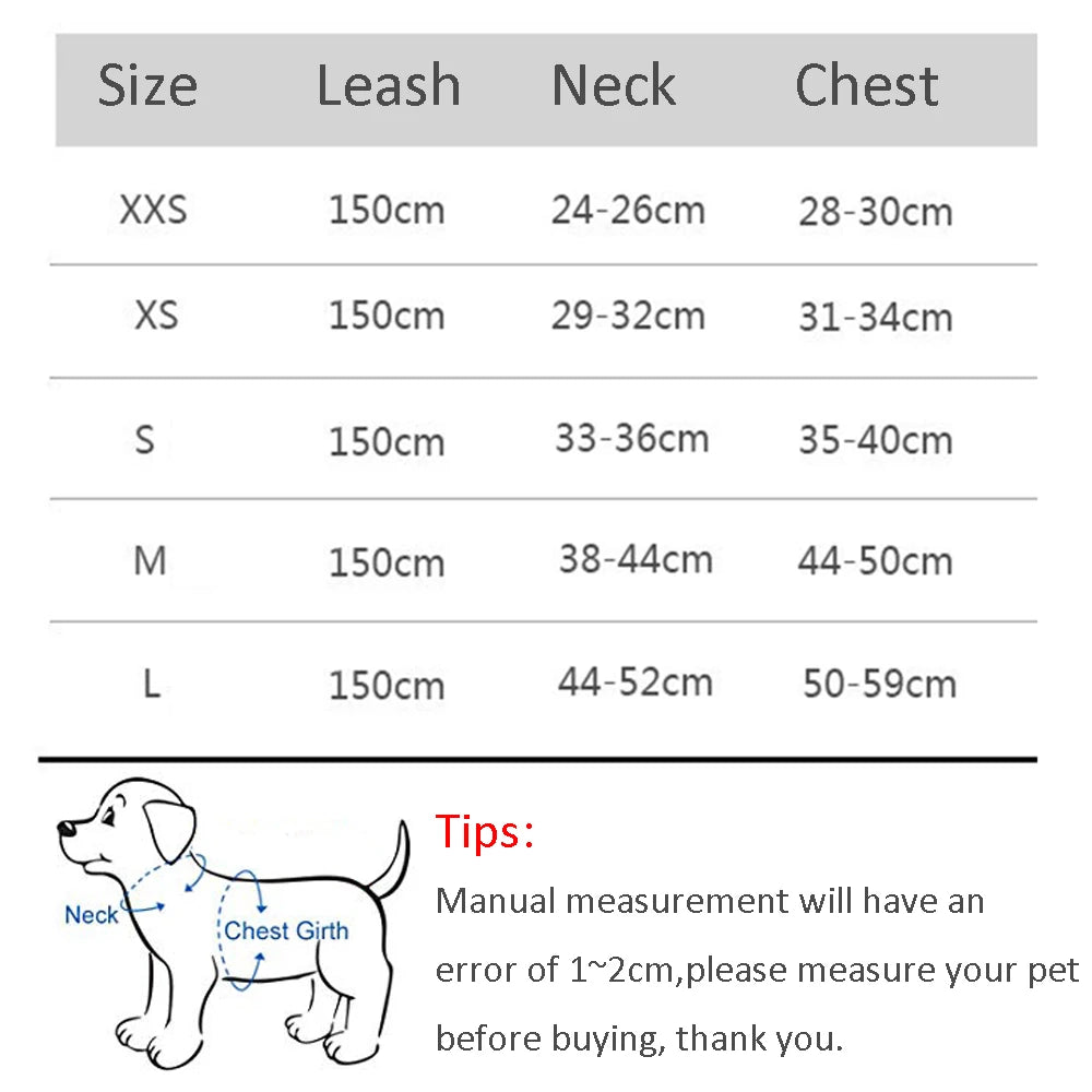 Adjustable Harness Vest Outdoor Walking Lead Leash