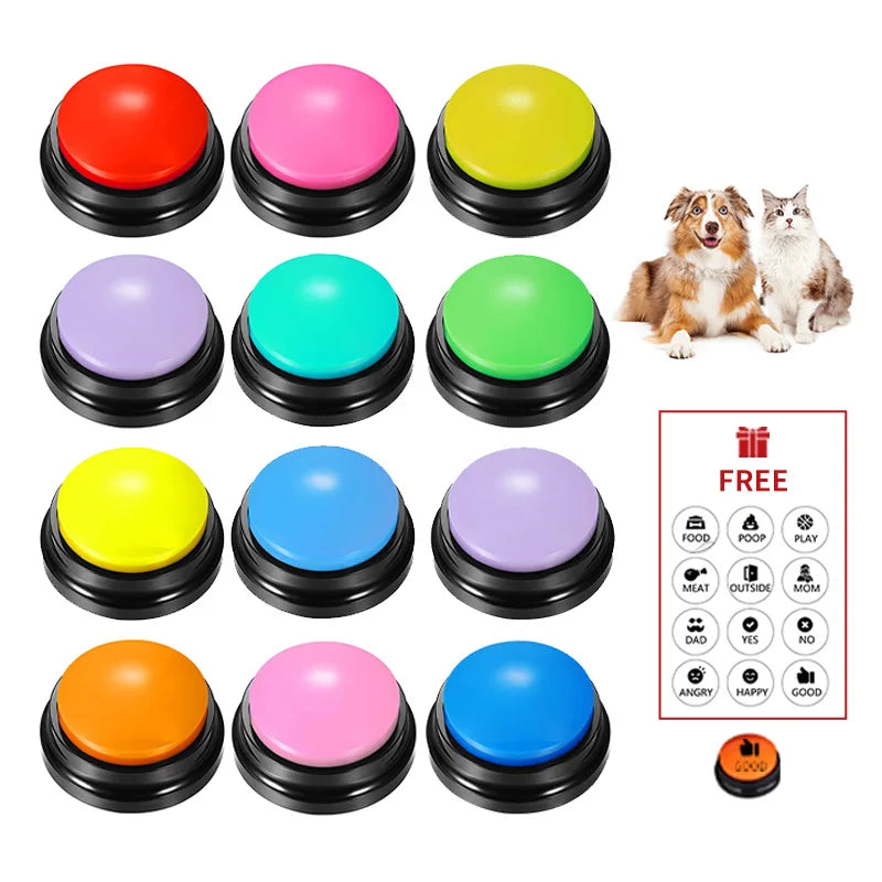 Button Pet Toys Dog Buttons for Communication