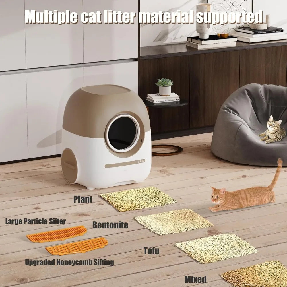 Toilet With Air Duct & Mat & Liner Pets Pet