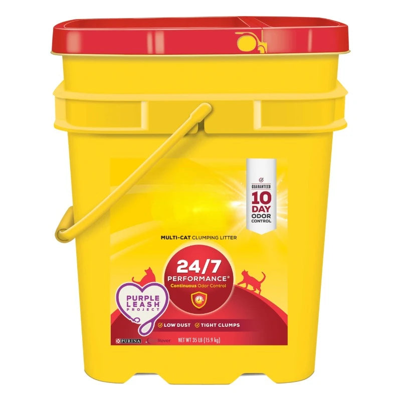 cat Litter, 24/7 Performance Deodorizing, 35 lb Pail