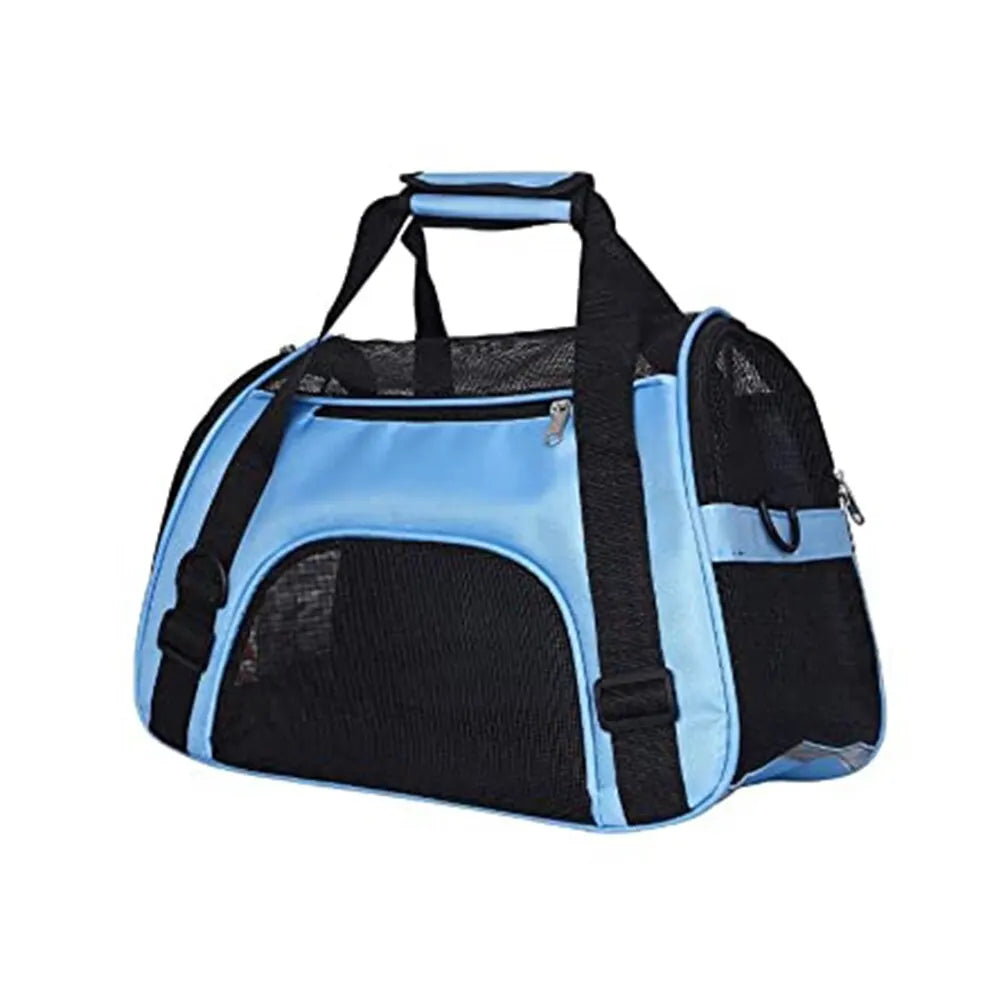 Soft-Sided Puppy Comfort Portable Folding Pet Carrier