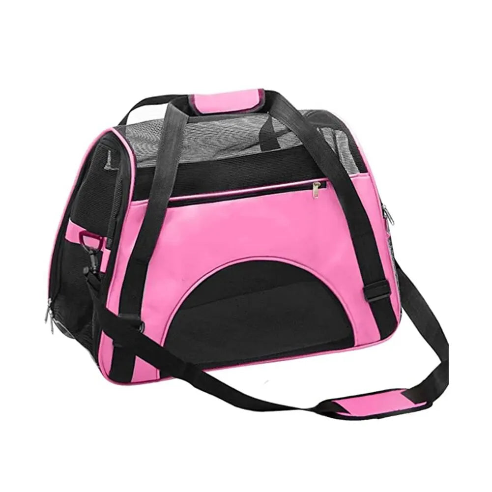 Soft-Sided Puppy Comfort Portable Folding Pet Carrier