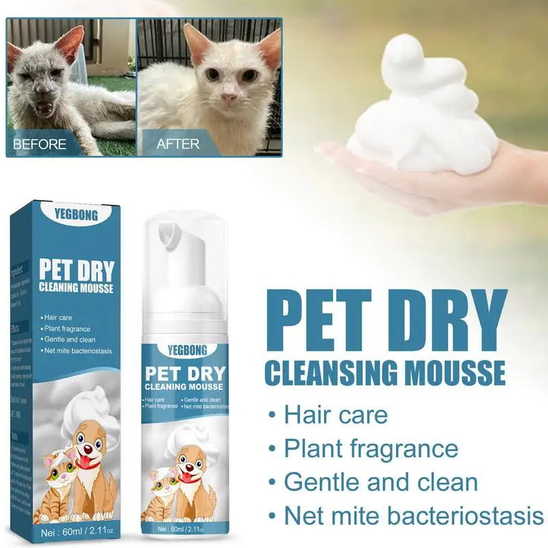 Cleaning Mousse Pet Grooming