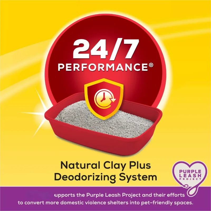 cat Litter, 24/7 Performance Deodorizing, 35 lb Pail