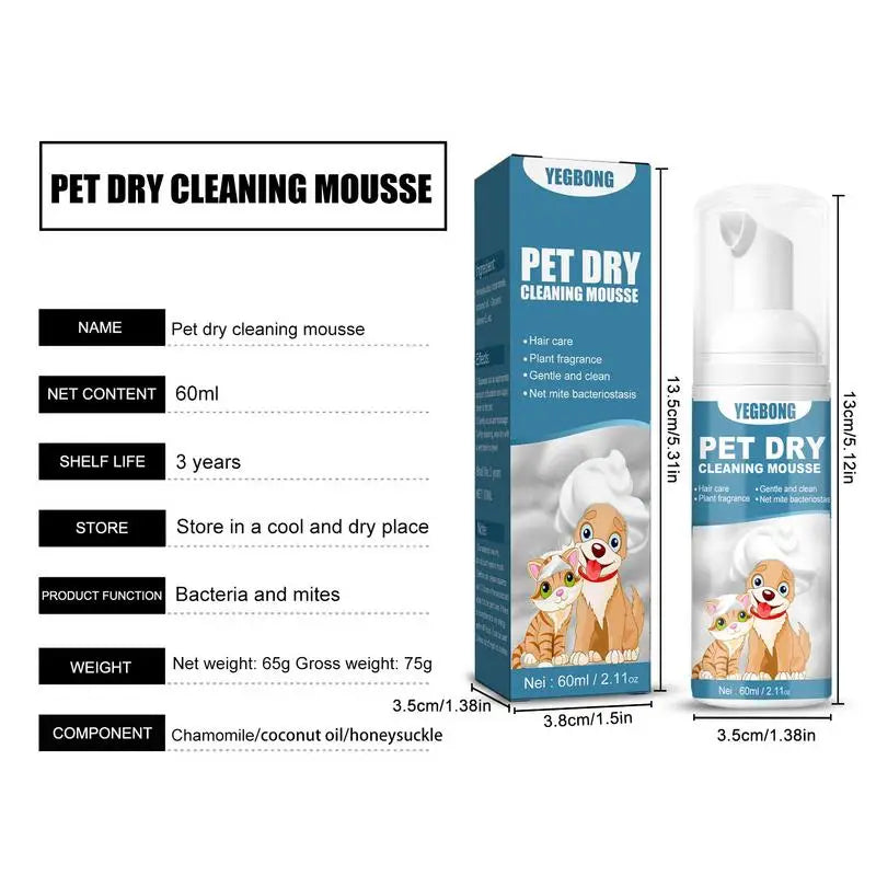 Cleaning Mousse Pet Grooming