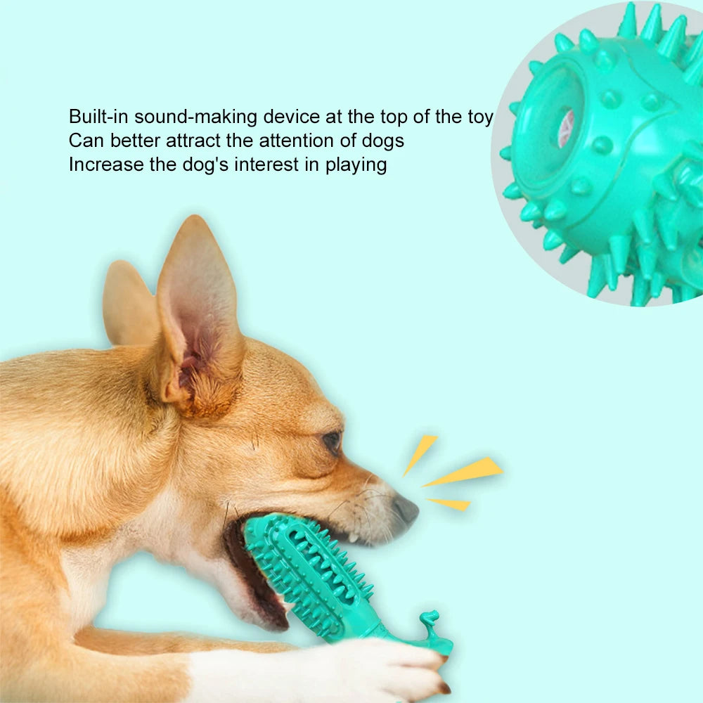 Squeaky Teeth Chew Stick  Interactive Dog Toys for Aggressive Chewers