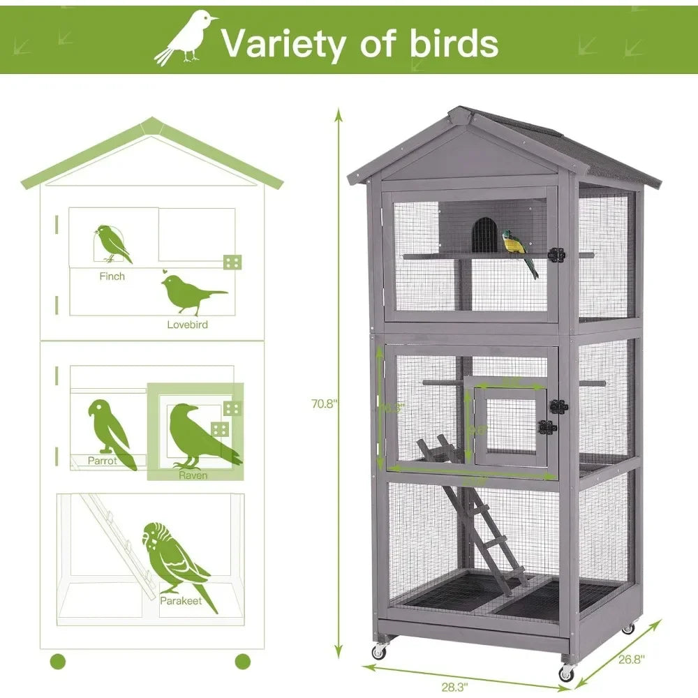 3 Story Bird Cage