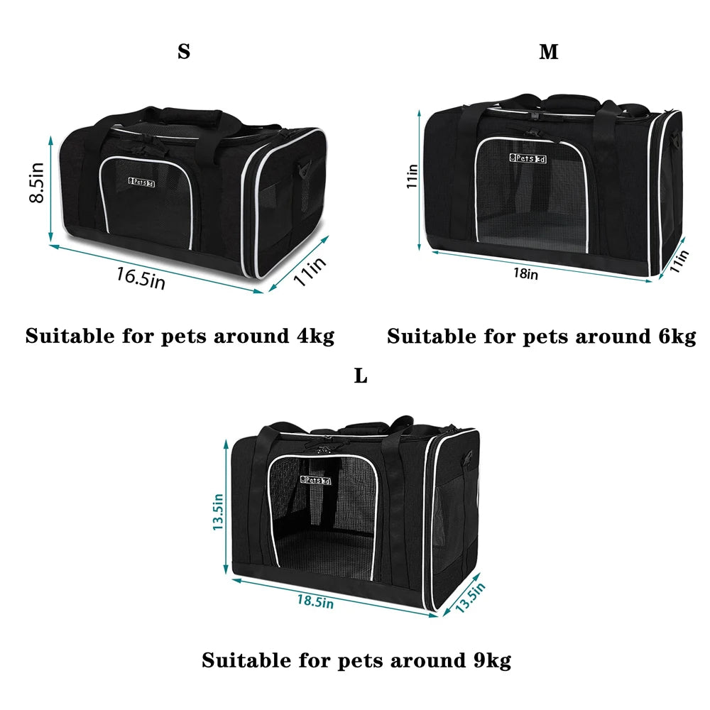 Portable Breathable Foldable Bag Travel Pets Handbag